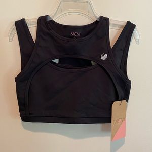 Open-Front Sports Bra